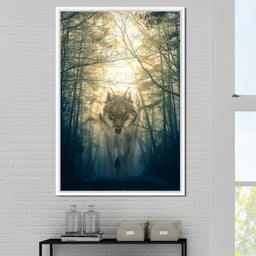 Wolf Walking - Alex Graphex - NicheCanvas