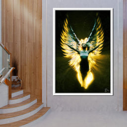 Angel Wings in Awe - G'n Art - NicheCanvas
