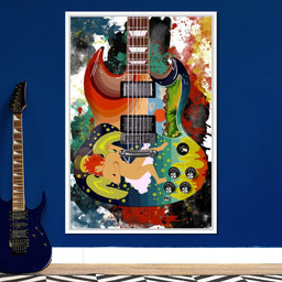 Eric Clapton's Solid Guitar - Abraham Szomor - NicheCanvas