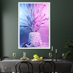 Psychedelic Pineapple - NicheCanvas