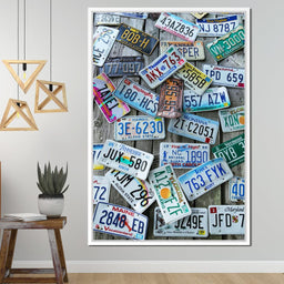 License Plates - NicheCanvas