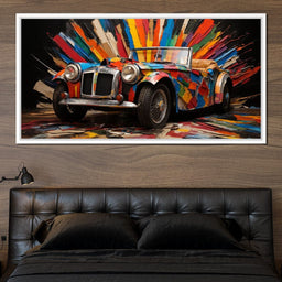 MG Roadster - RiderArt - NicheCanvas