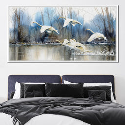 White Swans - NicheCanvas