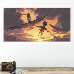 The Boy Flying - NicheCanvas