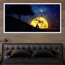 Otherworldly Night Scene - NicheCanvas
