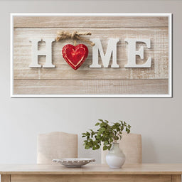 Home Is Where The Heart Is - NicheCanvas