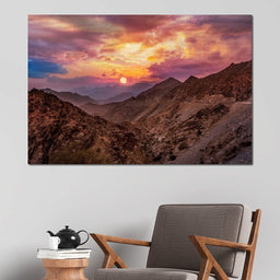 Desert Mountains - NicheCanvas