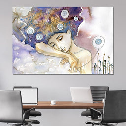 Lost in her Dreams - NicheCanvas
