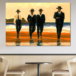 Men's On The Beach - NicheCanvas