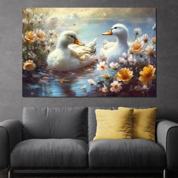 Winter Ducks - Neal Hackett - NicheCanvas