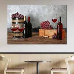 Red Wine Table - NicheCanvas