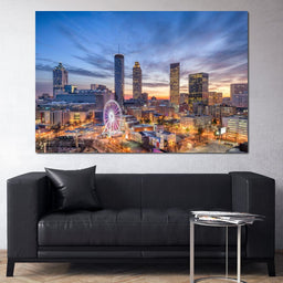 Atlanta Skyline - NicheCanvas