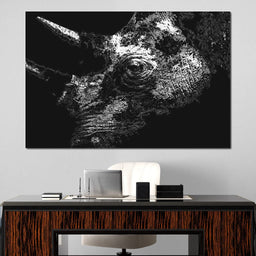 Big 5 Collection - Rhino - Johanjjf - NicheCanvas