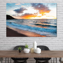 Maui Black Sand Beach - Lucas Moore - NicheCanvas