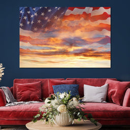American Sky - NicheCanvas