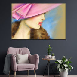 Pink Hat Fashion - NicheCanvas