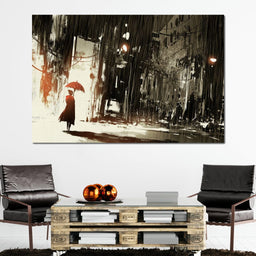 Halelis Rainy Day - NicheCanvas