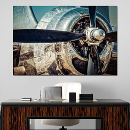 WWII Airplane Propeller - NicheCanvas