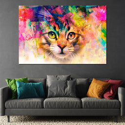 Curious Cat - NicheCanvas