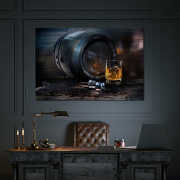 Keg of Whiskey - NicheCanvas
