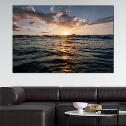 Sunset Ocean - Lucas Moore - NicheCanvas