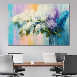 Lilac Flowers - NicheCanvas