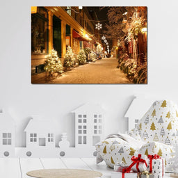 Christmas in Quebec City - NicheCanvas