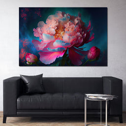 Peonie Flower 1 - Neal Hackett - NicheCanvas