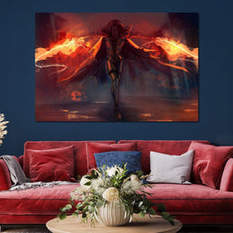 Fire Succubus - NicheCanvas