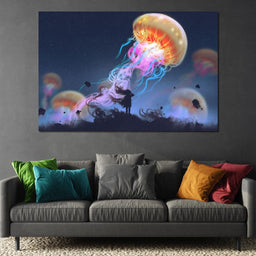 Giant Jellyfish - NicheCanvas
