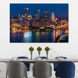 Pittsburgh Skyline - NicheCanvas