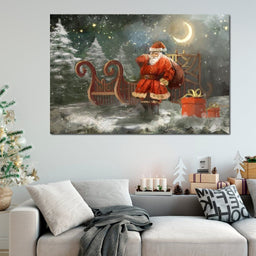 Christmas Night - NicheCanvas