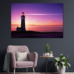 Lighthouse In Nova Scotia - NicheCanvas