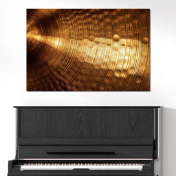 Golden Cymbal - NicheCanvas