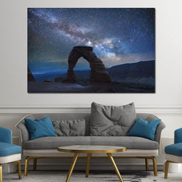 Arch Under the Milky Way - NicheCanvas
