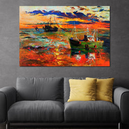 Fishing Boats - NicheCanvas