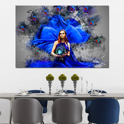 Feather Gown - Johanjjf - NicheCanvas