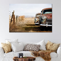 Abandoned Cars - NicheCanvas