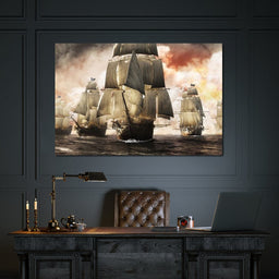 Pirate Fleet - NicheCanvas