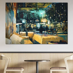 Cozy Restaurant - NicheCanvas