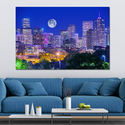Denver Skyline - NicheCanvas