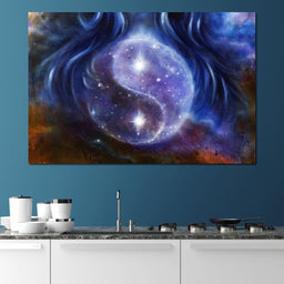 Yin Yang Stars - NicheCanvas