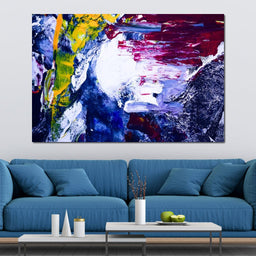 Abstract Sea Splash - NicheCanvas