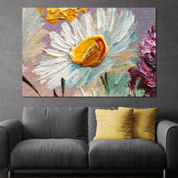 White Daisy - NicheCanvas