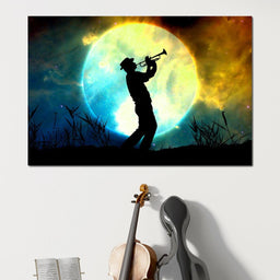 Space Trumpeter - ABConcepts - NicheCanvas