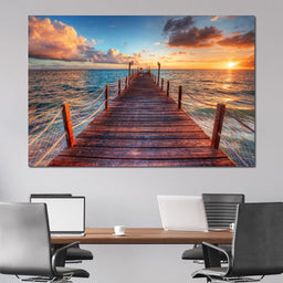 West Coast Sunset - NicheCanvas