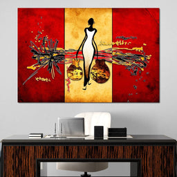 African Silhouette - NicheCanvas