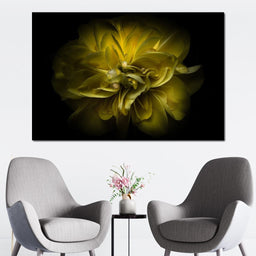 Yellow Backyard Flowers - Brian Carson - NicheCanvas