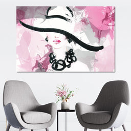 Fashionista Portrait - NicheCanvas