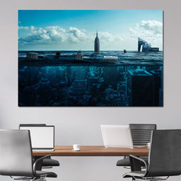 New York Underwater - Milos Karanovic - NicheCanvas